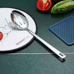 Berglander Stainless Steel Slotted and Basting Spoon, Heat Resistant, Non-Stick, Dishwasher Safe, Easy to Clean