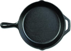 Lodge Seasoned Cast Iron Skillet - PFAS-Free, Non-Toxic Cookware - Use with an Oven, Stove, Grill, or Campfire - Naturally Non-Stick & Oven Safe - 12 Inches