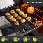 Socisen 2 Packs 12 Cups Silicone Muffin Pan with Metal Reinforced Frame Regular Size Cupcake Tray Egg Mold Wedding Day Engaged Engagement Hostess Couple Newly Wed House Christmas Married Unique Gift