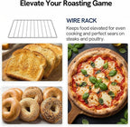 VAL CUCINA Air Fryer Oven Wire Rack Replacement Parts Compatible with VCO12TM Air Fryer Toaster Oven (Baking Rack)