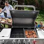 Flat Top Griddle Insert for Royal Gourmet GA5401T, Heavy-Duty Carbon Steel Griddle Plate, Compatible with Royal Gourmet GA5401T 5-Burner Grill, Replacement BBQ Griddle for Outdoor Patio Cooking
