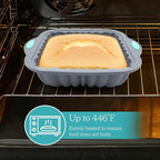 To encounter 69 Pieces Silicone Baking Set, Non-Stick Bakeware Set with Cake Pans, Muffin Cups, Food Grade Silicone Baking Molds for Cakes, Bread, Muffins, Brownies, Light Grey