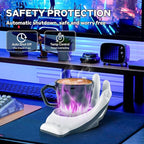Devil's Hand Heating Mug Warmer Set - 3 Temp Settings & 8H Timer, Coffee Cup Warmer Plate for Desk Auto Shut Off, Ideal Beverage Warmer Gift for Coffee, Tea, Milk (Special)