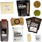Northern Brewer - Brew. Share. Enjoy. HomeBrewing Starter Set, Equipment and Recipe for 5 Gallon Batches (Block Party Amber with Testing Equipment)
