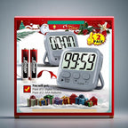 Antonki 2 Pack Digital Timer for Kids, Magnetic Countdown Kitchen Timers for Cooking, Egg, Classroom, Teacher, Exercise, Study, Oven - Battery Included