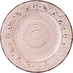 Pfaltzgraff Pink Trellis 12-Piece Dinnerware Set, Stoneware Plates and Bowls Sets for 4, Dishwasher and Microwave Safe, Rustic Garden-Inspired Design