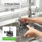 3-in-1 Juicer Machines, Cold Press Juicer 7“ Large Chute & 120oz – for Whole Vegetables & Fruits, High Juice Yield | Nut Milk | Natural Sorbet, Sliver