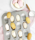 USA Pan Bakeware Nonstick Madeleine Pan, 16 Well