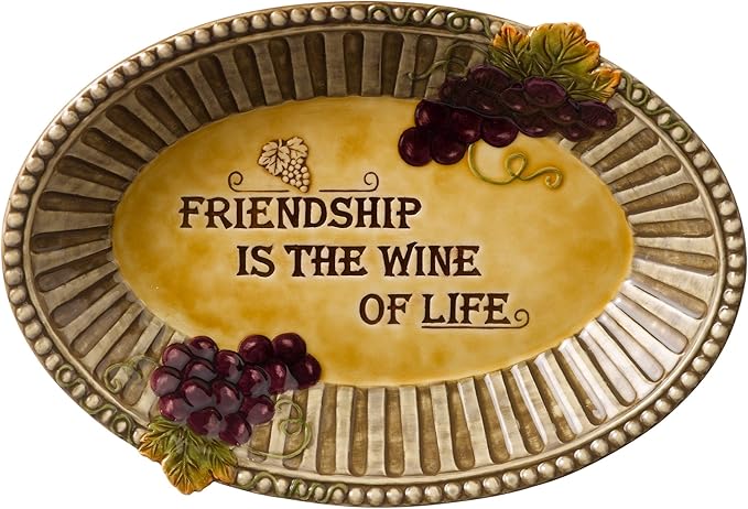 Grasslands Road in Vino Veritas Ceramic Au Gratin Dish, 10-Inch