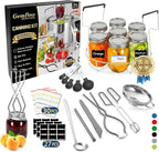 Gemfino Canning Supplies Starter Kit with Canning Rack,Canning Kit for Beginners