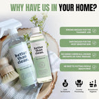All Purpose Cleaner Starter Pack – Plant-Based, Fragrance Free, Empty Refillable, Cleaning Kit with 8oz Concentrate & 16oz Spray Bottle