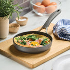 Circulon A1 Series with ScratchDefense Nonstick Induction Small Frying Pan for Eggs, Induction Cookware, Egg Pan, 6.25-Inch, Graphite