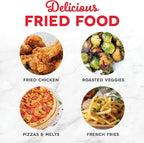 Dash Digital Tasti-Crisp™ Air Fryer - Compact Electric Digital Fryer With Auto Shut-Off Feature - Ideal for Small Spaces - AirCrisp® Technology - 2.6 Quarts - White