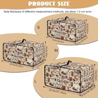 Coffee Chocolate Cake Print Toaster Oven Cover with Top Handle, Heavy Duty Dust-proof Microwave Oven Cover Compatible with Most Toasters Ovens (Large-14.5 * 18.46 * 9 inches)