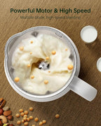 KDV 8-in-1 Nut Milk Maker, 32oz Automatic Plant Milk Machine with Delay Start, Soy Almond Oat Milk Stainless Steel Blender