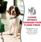 Nature's Miracle Hard Floor Cleaner, 24 Ounces, Dual-Action Stain and Odor Remover Works to Remove Tough Pet Stains and Odors On Sealed Wood and Hard Floor Surfaces