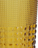 Fortessa Malcolm Double Old Fashioned Cocktail Glass 6 Pack, 11.5-Ounce, Amber