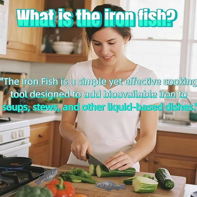 2 Pcs Iron Fish Cooking Tool, Lucky Iron Fish For Iron Deficiency, Natural Iron Supplement To Support Iron Levels For Vegans,Iron Fish For Cooking Great Gift