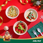 JOLLY CHEF Compostable Disposable Paper Bowl [16 oz] Heavy Duty Soup Containers [150 Pack] Biodegradable Bagasse Hot Cold Eco-Friendly Natural Sugarcane Microwavable Bowls for Dinner Christmas