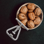 SHINEOFI Macadamia Nut Opener and Walnut Shell Opening Tool, Stainless Steel Labor-Saving Nutcracker Clamp for Kitchen Use, Sturdy Handheld Specialty Gadget for Nut Shell Opening at Home