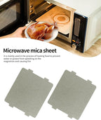 2 PCS Waveguide Cover, Universal Mica Sheet for Microwave Oven, Cut to Size, 108mmX99mm