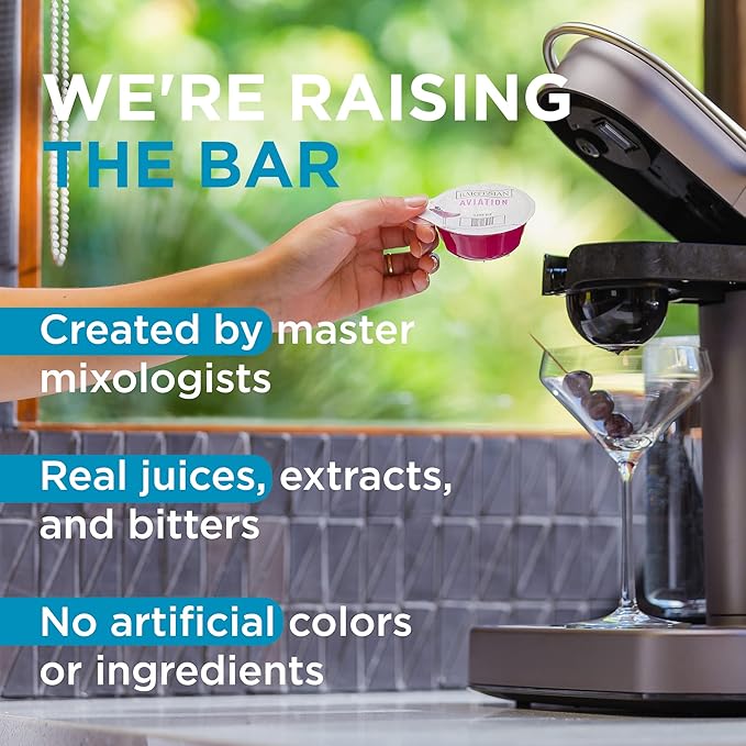 Bartesian 24-Pack Tropical Margarita Mixer Capsules for Cocktail Machine – Home Bar Mixology Cocktails Mix Pod Capsule Set To Use With the Bartesian Cocktail Drink Maker Machine