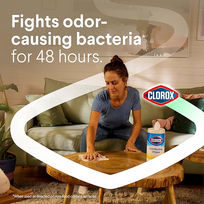Clorox Disinfecting Wipes Value Pack, Bleach Free Cleaning Wipes, 75 Count Each, Pack of 2, Packaging May Vary