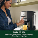 Cuisinart Coffee Maker, Grind and Brew Single Serve Coffee Maker, 6 Cup Sizes, Built-in Stainless Steel Burr Mill, Adjustable Strength, Grind Control and Over Ice Feature, Easy Cleaning, DGB-30