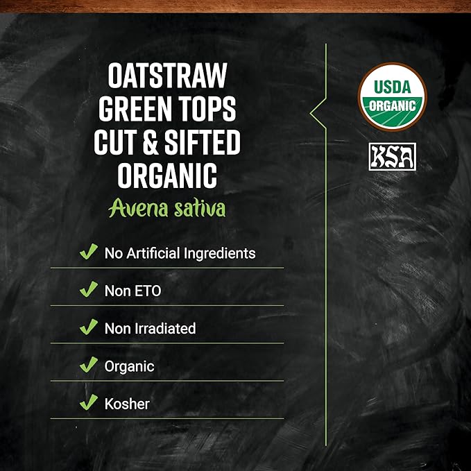 Frontier Co-op Cut & Sifted Oatstraw Green Tops 1lb