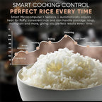 Commercial Large Multi-Function Rice Cooker - Professional 64 Cup Cooked (32 Cup Uncooked) Rice Maker Cooker With Non Stick Pot & Hinged Lid - Brown Rice, Sushi Rice and more