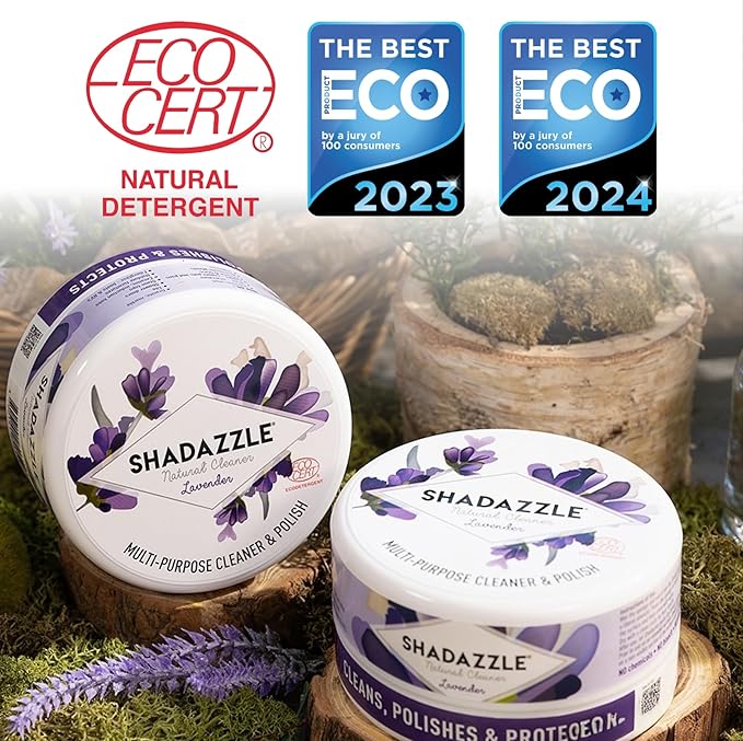 Shadazzle Natural All Purpose Cleaner and Polish – Eco friendly Multi-purpose Cleaning Product (1 Pack, Lavender)