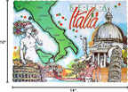 Paterson Paper Placemats Paper Italian (10x14, 1000/Case)
