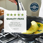 GreenPan Spectra 8" Frying Pan Skillet, Hybrid Tri-Ply Stainless Steel, PFAS-Free Ceramic Nonstick Textured Cooking Surface, Induction Cookware, Diswasher Safe, Oven & Broiler Temp to 850˚F
