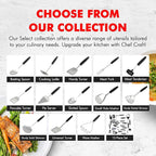 Chef Craft Select Slotted Spoon, 12.75 inch, Stainless Steel