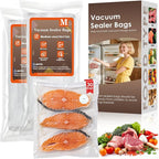 Vacuum Sealer Bags,Reusable Vacuum Sealer Bags,Can Withstand More Than 100 Washes,Medium Size (30 Bags)