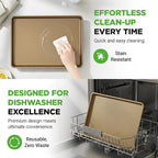 NutriChef Nonstick XL Cookie Sheet Baking Pan, Extra Large 22 Inch x 16 Inch, Carbon Steel Oven Baking Sheet for Cookies & Pastries, Gold - NCLG1GD