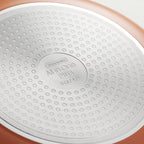 Tramontina All-in-One Plus Pan Set, 5-Quart Ceramic Non Stick Cooking Pan with Lid, Steamer Insert, Bamboo Utensil and Trivet, Orange