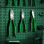 SK 3-Piece Pliers Set, 9.5-Inch Linesman, 8-Inch Diagonal & Needle Nose Pliers, High Carbon Steel, Ergonomic Anti-slip Handle, with Rolling Pouch