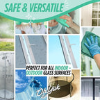 Oh Yuk Glass Cleaner Concentrate - Makes 4 Spray Bottles | Streak-Free Shine for Windows, Mirrors, and Shower Glass | Vegan, Biodegradable – 16 oz Refill