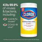 Clorox Disinfecting Wipes Value Pack, Bleach Free Cleaning Wipes, 75 Count Each, Pack of 2, Packaging May Vary