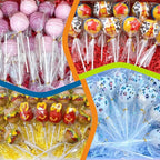 500 Count 6 INCH White Paper Lollipop Sticks,Cake Pop Sticks,Sucker Sticks for Cookies,Rainbow Candy,Chocolate,Cake Topper(Dia 4mm)