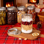 WELLIFE Wide Mouth Mason Jars, 12 Pack Mason Jars 32 oz for Pickling, Canning, Fermenting and Food Storage, Microwave & Dishwasher Safe