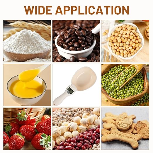Digital Measuring Spoon Scale,Electronic Food Measuring Scale,Food Weight Scale Grams and Ounces,800g/0.1g High Precision Digital Kitchen Food Scale with LCD Screen,Household Weighing Scoop