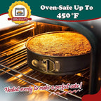 HIWARE 6 Inch Non-stick Springform Pan with Removable Bottom - Leakproof Cheesecake Pan, Compatible with 3 Qt Instant Pot