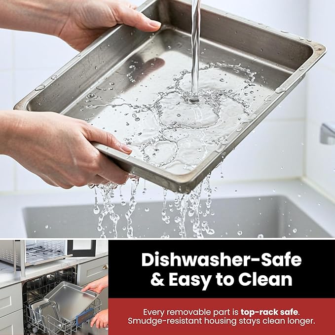 Magic Mill 32QT Dual Zone Air Fryer Oven – Ivory Cream, 13 Accessories, 10-in-1 Functions, Sync Finish, Rotisserie, LED Display, Family-Size French Door Convection Oven