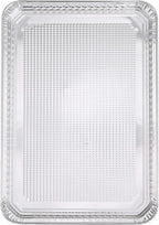Glad Disposable Bakeware Aluminum Rectangular Cookie Sheets for Baking and Roasting, 12 Count-16" x 11" x 0.25" - Textured, Made from Aluminum - Baking Sheets, Baking Pans, Foil Cookie Sheet