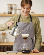 Coffee Kettle for Stove Top Premium Gooseneck Kettle, Pour Over Coffee Tea Pot, Stovetop Teapot, Hot Water Heater for Camping, Home & Kitchen, Stainless Steel - Small 28oz, Brushed