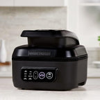 George Foreman Beyond Grill™ 7-in-1 Electric Indoor Grill with Air Fry Technology, MCAFD800D, Black, Large