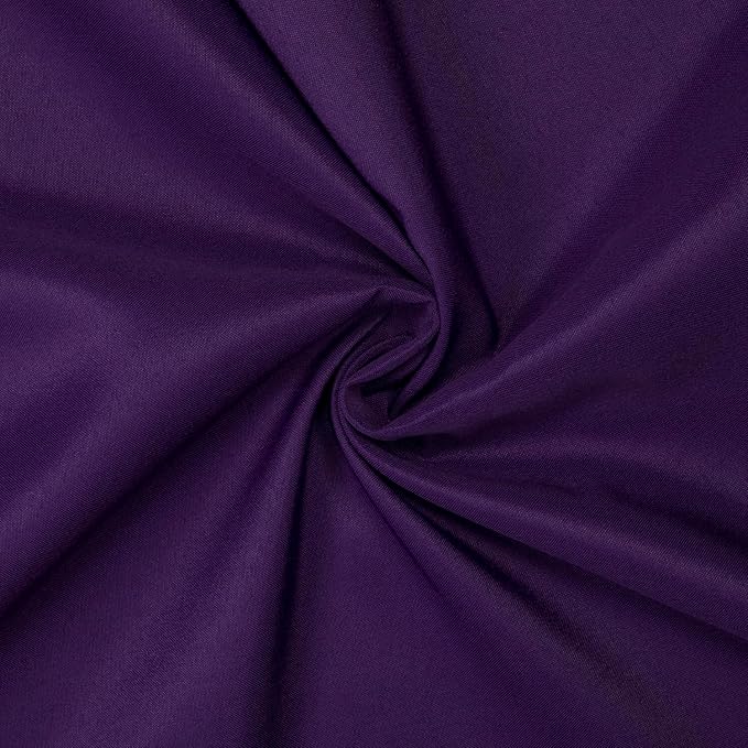 Gee Di Moda Rectangle Tablecloth - 60 x 84 Inch Purple Table Cloth for 5 Foot Rectangle Tables - Heavy Duty Washable Fabric - for Holiday Party, Dinner, Weddings, Baby Shower & Events