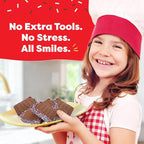 Baketivity Classic Ice Cream Sandwiches Kids Baking Kit - Cooking Kit for Kids with Premeasured Ingredients STEM Recipe Book and Lessons - Great Gift for Girls and Boys Ages 6-12